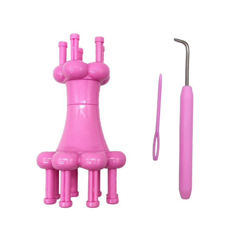 WAYION DIY Weaving Tool Hook Crochet Flower Arranger Spool Loom Knitter Knitting Rope Hook Knitting Tool - Image 1