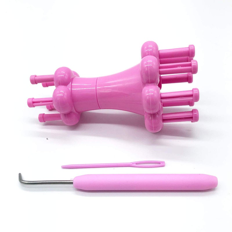WAYION DIY Weaving Tool Hook Crochet Flower Arranger Spool Loom Knitter Knitting Rope Hook Knitting Tool - Image 4