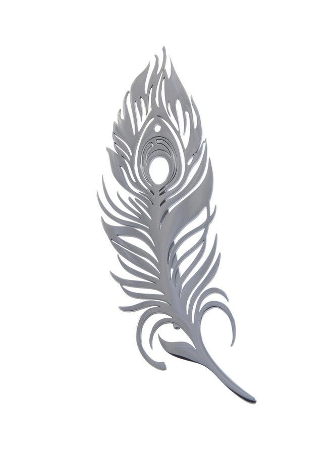 Adorn Stainless Steel Premium Designer Feather Brooch For Men/Women (B2308) - Image 2