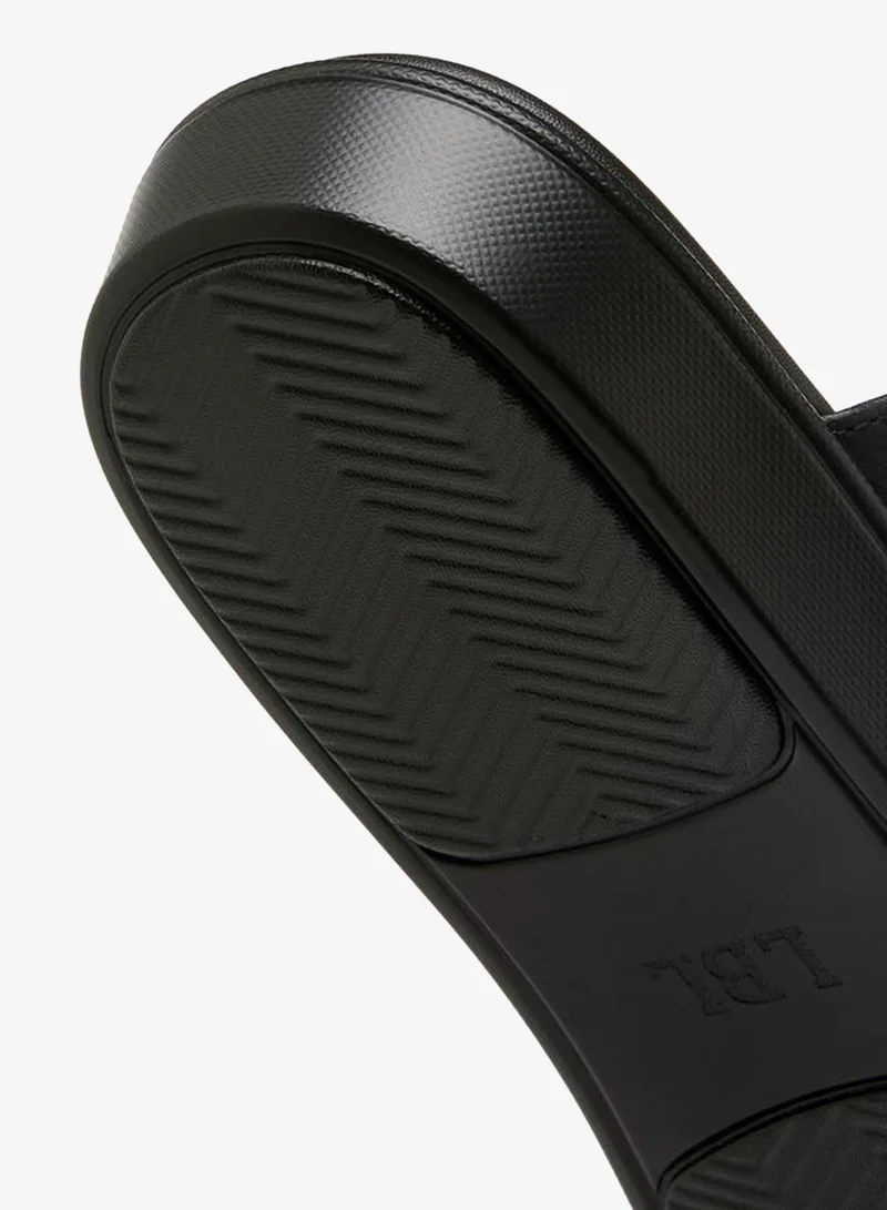 LBL by Shoexpress BLACK Men Solid Arabic Sandals Ramadan Collection for Men | Best Price UAE