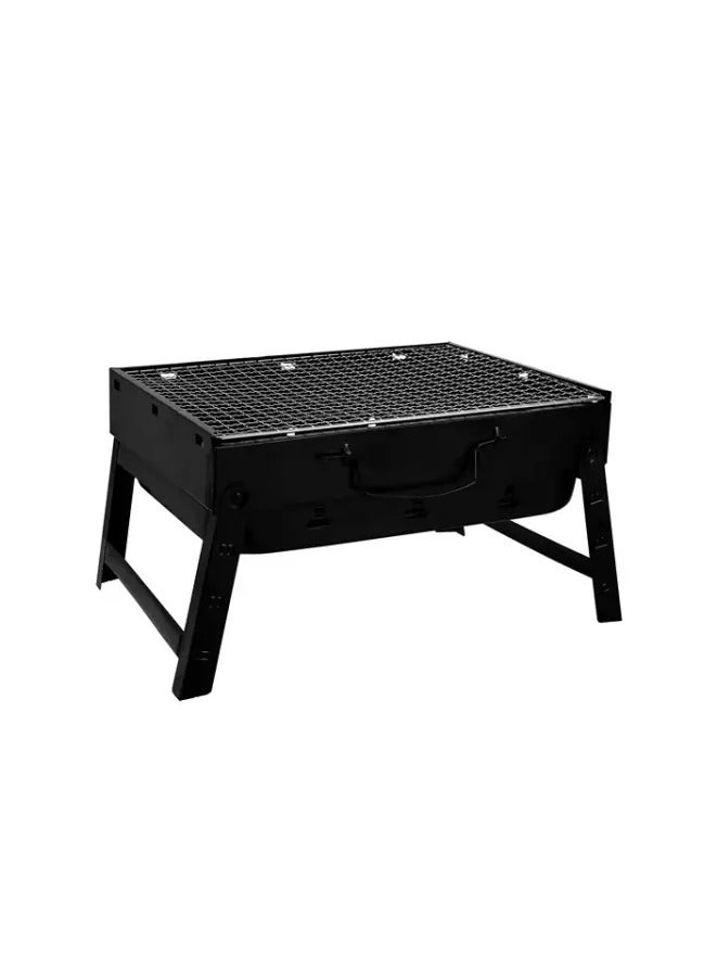 شواية الشواء المحمولة والقابلة للطي أسود - Image 2