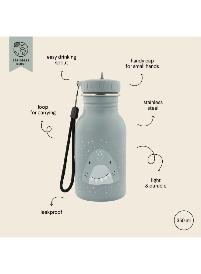 Trixie Stainless Steel Water Bottle - 350ml - Mr. Shark - Image 4