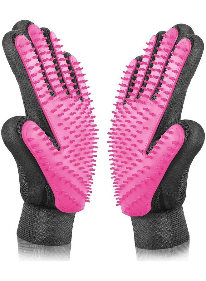 BYETOO BYETOO Pet Dog Cat Grooming Glove with 261Tips,Gentle Deshedding Brush Glove,Efficient Pet Hair Remover Mitt,Massage Tool with Enhanced Five Finger Design,for Dog,Cat,Rabbit,Horse with Long/Short Fur - Image 1