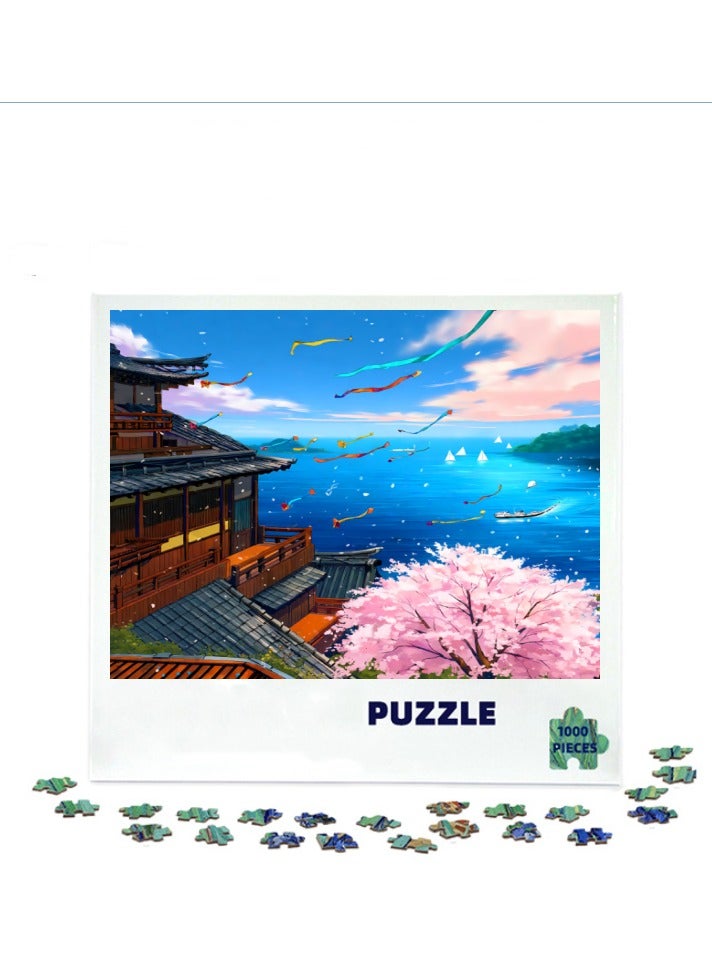 Anna 1000-Piece 3D Creative Landscape Puzzle - Engaging Brain Teaser - Image 1