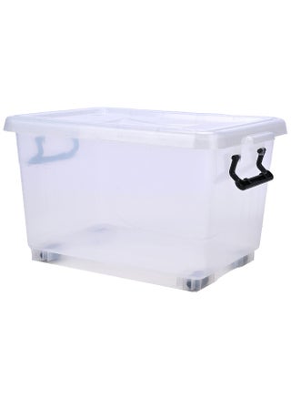 22L Clear Plastic Storage Box With Wheels & Lockable Lid  (White) - pzsku/Z7F2FF2584752CFF1567DZ/45/_/1725440879/ad3fa6aa-92e1-4191-9225-458d114a5fc6