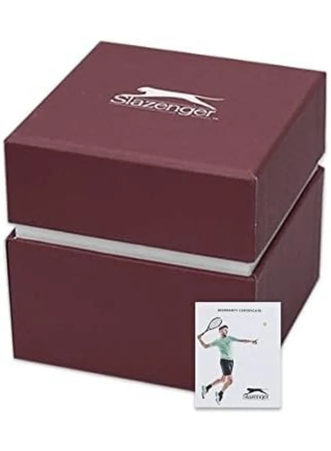Slazenger Slazenger Unisex 2035 Movement Watch, Analog Display and Silicone Strap - SL.9.6572.1.02, Blue