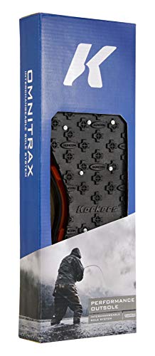 KORKERS OmniTrax v3.0 Studded Kling-On, Black/Orange, Size 8 (FA3020-08) - Image 2