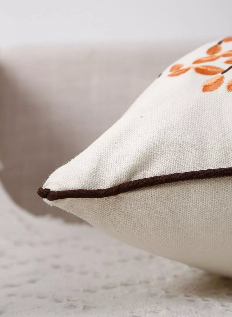 Tree Embroidery Cushion Cover Without Filler  - Image 3