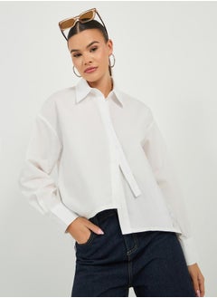 Asymmetric Hem Boxy Shirt with Button Placket - pzsku/Z7F300A460E28AB300A82Z/45/_/1739732052/d5fb53e8-9fe2-49a2-bb9d-e818a51704a9