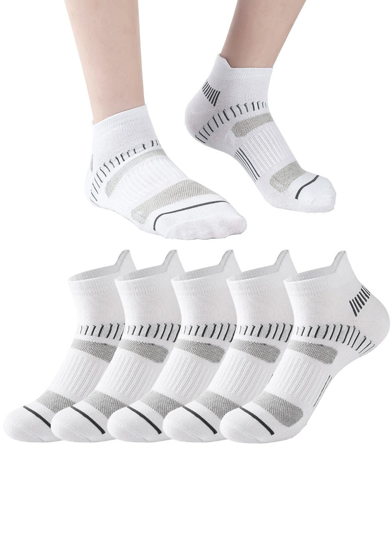infino جوارب رياضية للرجال (عبوة من 5) - قصيرة، طاردة للعرق، مقاومة للرائحة، مريحة لكل الفصول - مثالية لأنماط الحياة النشطة، الجري والاستخدام اليومي - الجوارب المثالية لمجموعة الرجال - Image 1
