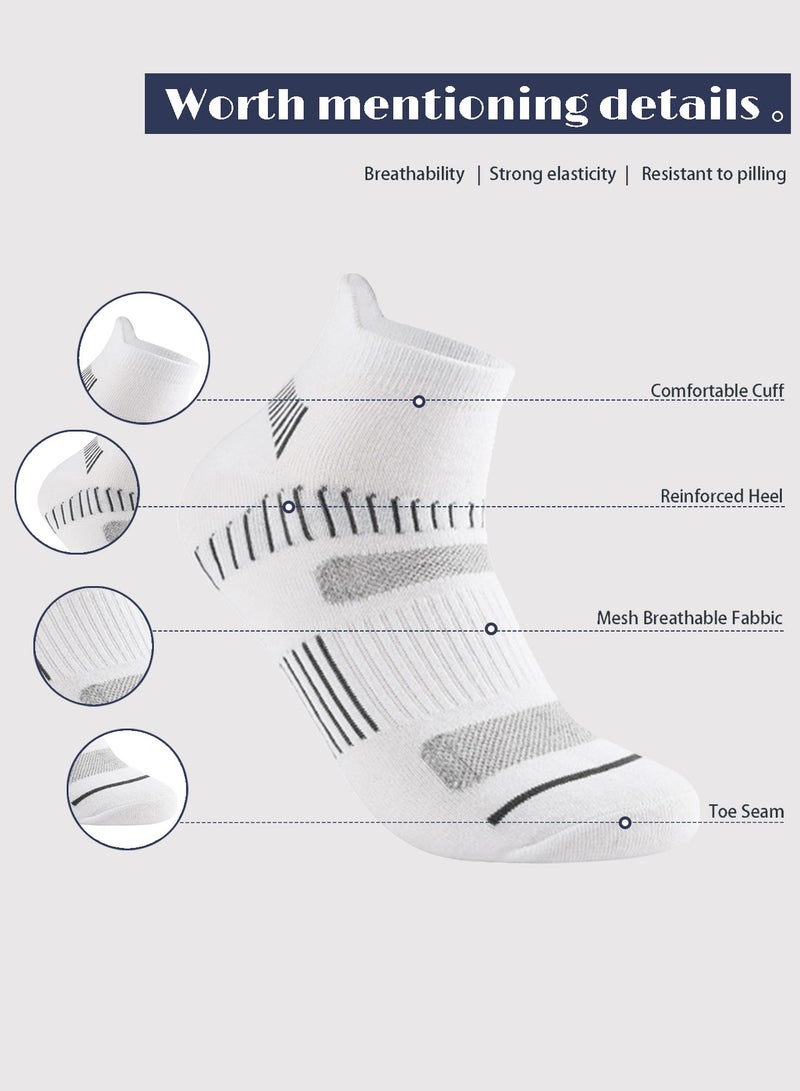 infino جوارب رياضية للرجال (عبوة من 5) - قصيرة، طاردة للعرق، مقاومة للرائحة، مريحة لكل الفصول - مثالية لأنماط الحياة النشطة، الجري والاستخدام اليومي - الجوارب المثالية لمجموعة الرجال - Image 2