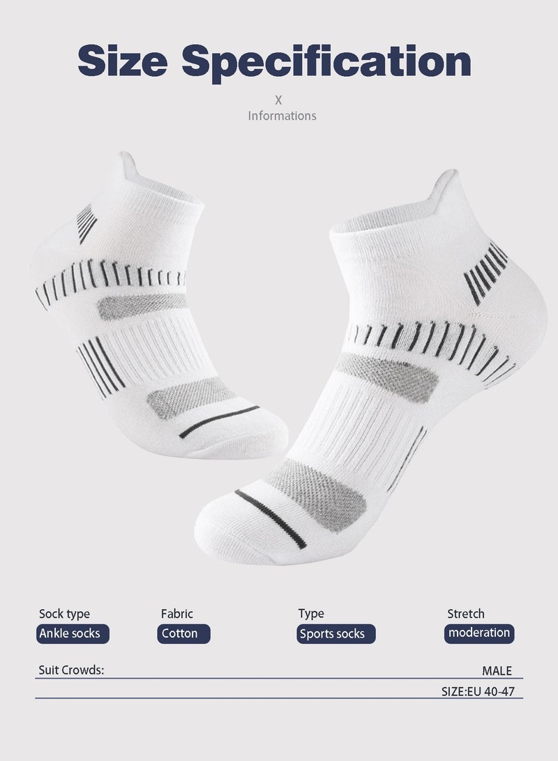 infino جوارب رياضية للرجال (عبوة من 5) - قصيرة، طاردة للعرق، مقاومة للرائحة، مريحة لكل الفصول - مثالية لأنماط الحياة النشطة، الجري والاستخدام اليومي - الجوارب المثالية لمجموعة الرجال - Image 5
