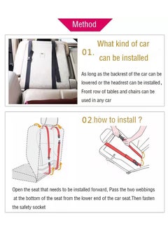 MaBaby High-Quality Skin-Friendly Breathable And Convenient Baby Car Safety Seat Suitable For All Models  - Image 4