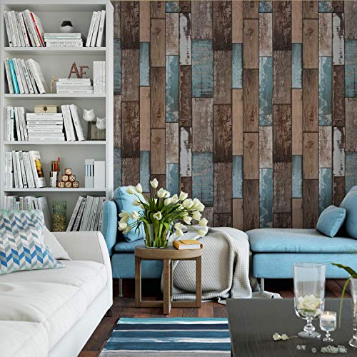 FOKRIM Wooden Wallpaper for Walls (45x500cm)(Length 5-Meter) Sticker Wallpaper Peel and Stick Removable Self Adhesive Waterproof Wallpaper - Image 5