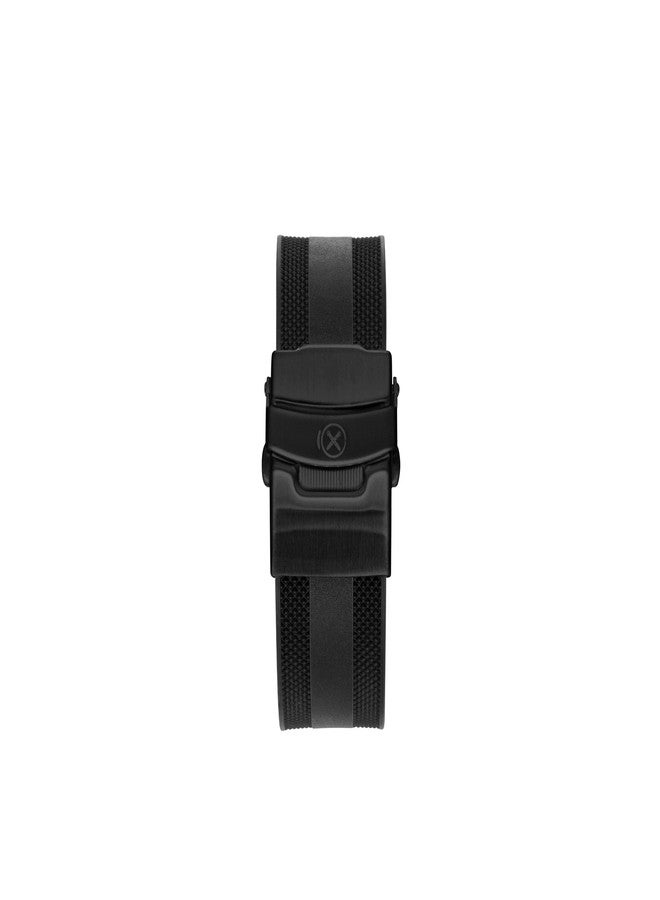 INO Design StrapXPro Watch Band 21mm Curved-end Rubber Watch Strap Replacement for Seiko Prospex Speedtimer SSC911, SSC913, SSC915, SSC927, SSC929, SSC931, SSC935, SSC939, SSC941, SSC943, SSC945, SSC947 (Black - Image 5