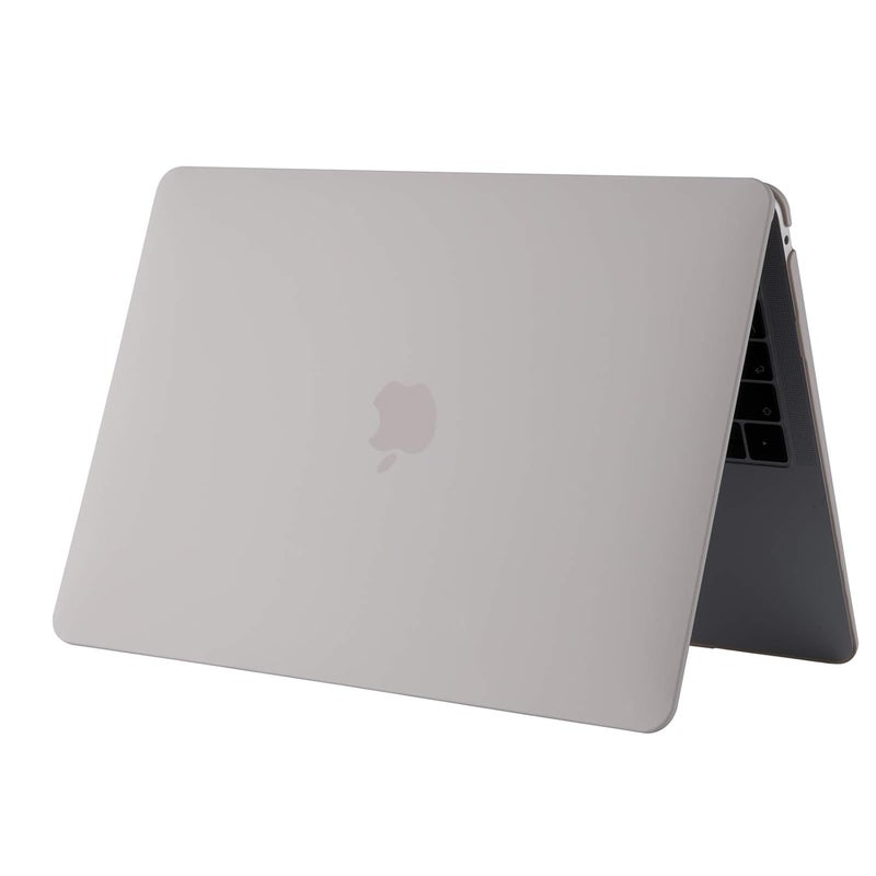 GIOIA BAZAAR Case for MacBook, Plastic Hard Shell Case Cover with Retina Display and Touch ID Compatible for Laptops, MacBook Air 13 inches, 2020 2019 2018 Release, M1 A2337 A2179 A1932 (Cream Grey) - Image 5