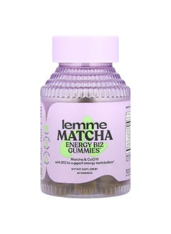 Lemme Lemme, Energy B12 & CoQ10 Gummies, Matcha, 60 Gummies  - Image 1