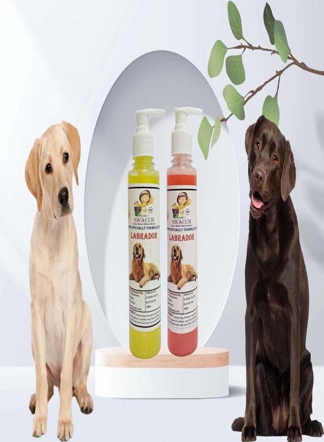 SWACCH Premium Shampoo for Labrador (200ML) (Combo Pack of 2) Lemon & Jasmine - Image 2