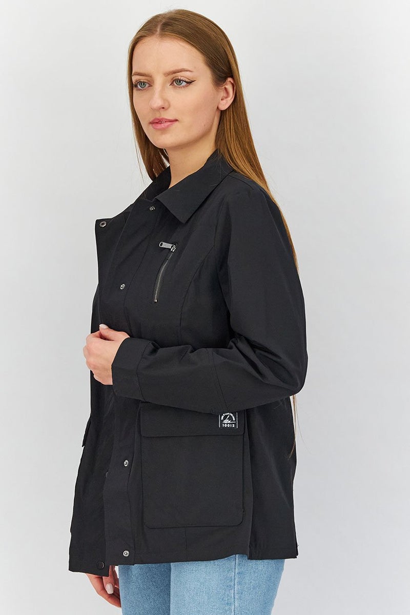 Sam Edelman Women Solid JackeT-shirt, Black - Image 4