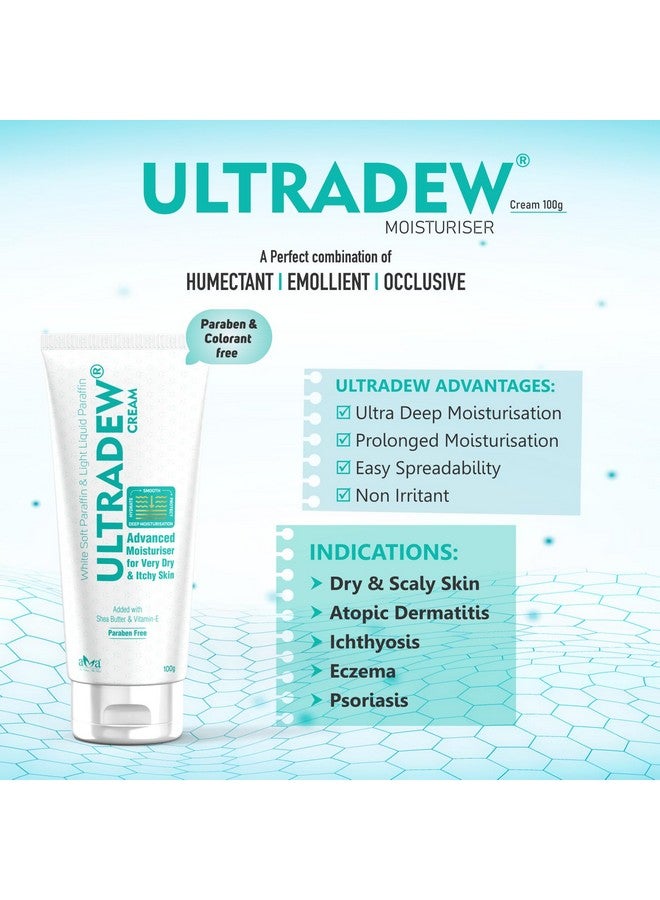 Vegetal Ultradew Moisturising Cream For Dry Skin 100Gm. - Image 4