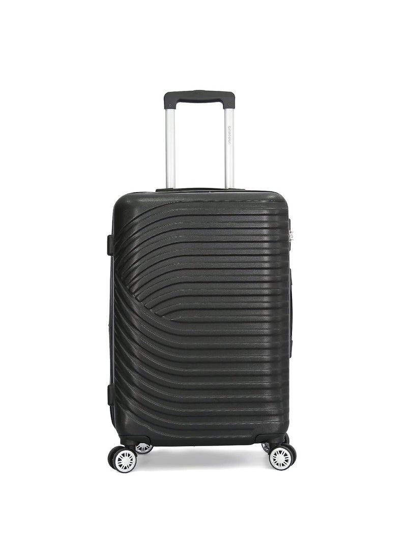 GIORDANO Hardshell Luggage Double Spinner Trolley Bag 5 Pieces Set,Black (BC-12",BC-14",S-20",M-24",L-28")  - Image 2