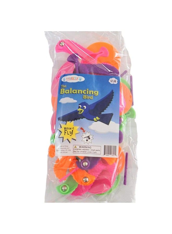 Sensory4u مجموعة طيور التوازن - 12 طائر لحفلات - صندوق كنز المدرسة أو هدايا حفلات للأطفال - لعبة فيزياء لتطوير المهارات الحركية الدقيقة. - Image 5