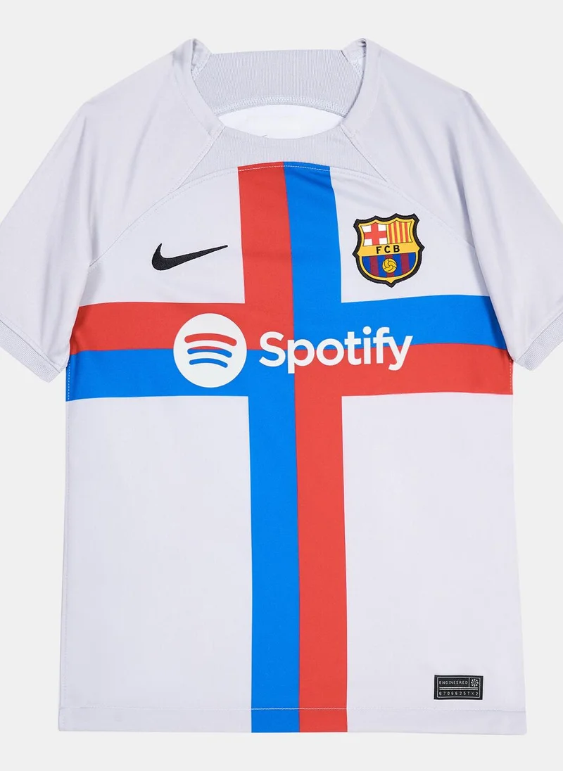 Nike Kids' Dri-FIT FC Barcelona Stadium Third Football Jersey - 2022/23 (Older Kids)