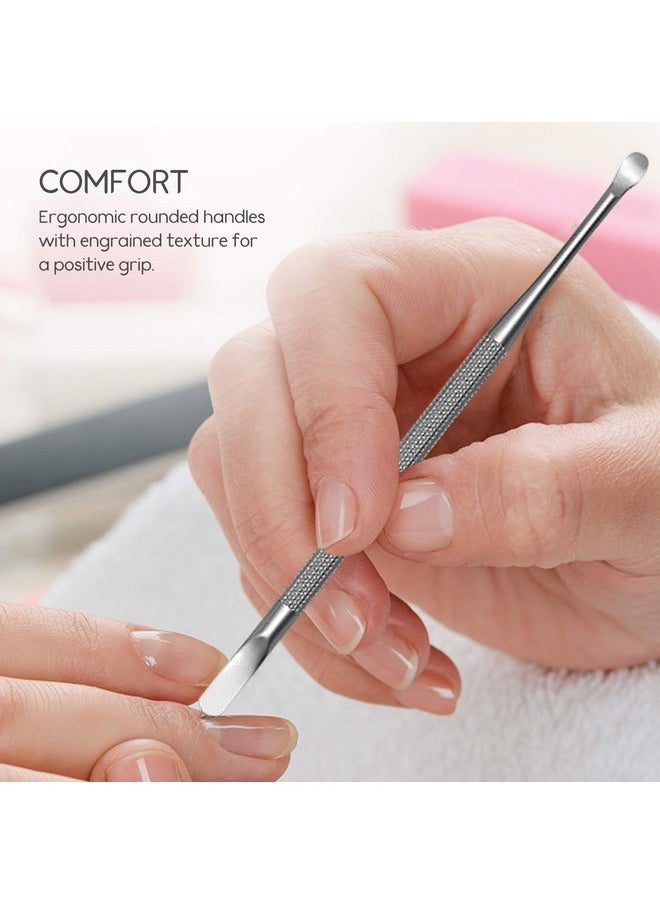 Sterling - Onal Cuticle Pusher And Spoon Nail Cleaner | 5 Pack | Dual Sided Stainless Steel Pusher And Nail Cleaner | For Nail And Cuticle Care | By Sterling Beauty Tools - Image 1