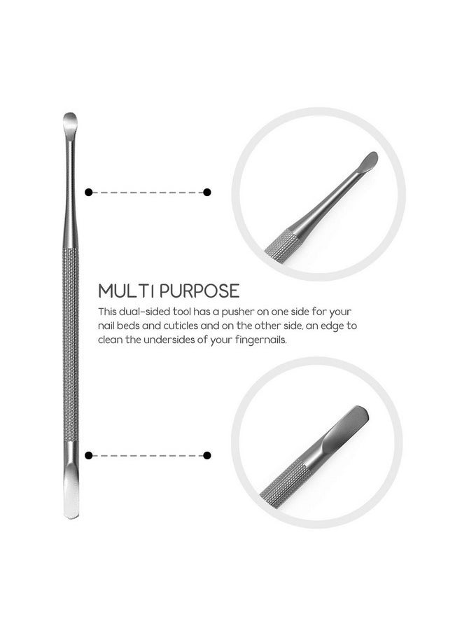 Sterling - Onal Cuticle Pusher And Spoon Nail Cleaner | 5 Pack | Dual Sided Stainless Steel Pusher And Nail Cleaner | For Nail And Cuticle Care | By Sterling Beauty Tools - Image 1