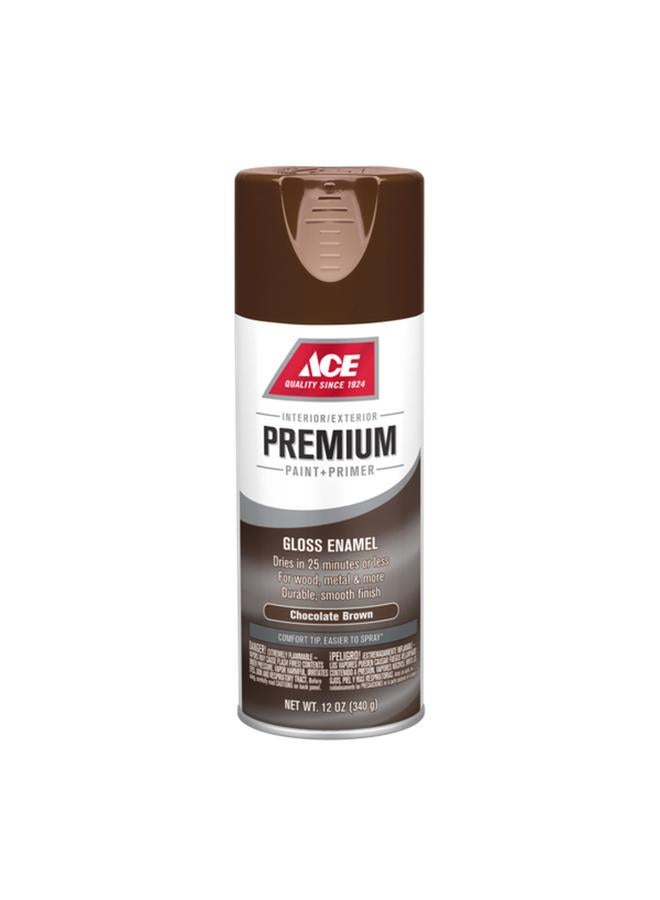 آيس طلاء بخاخ مينا لامع ممتاز باللون البني الشوكولاتي