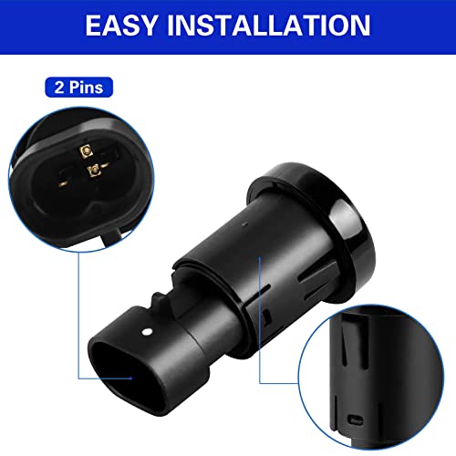 LCWRGS مفتاح فتح نافذة الباب الخلفي LCWRGS متوافق مع شيفروليه تاهو، سوبربان، كاديلاك إسكاليد، جي إم سي يوكون 2007 2008 2009 2010 2011 2012 2013 2014، زر فتح الصندوق الخلفي، 15798062 22863048 - Image 4