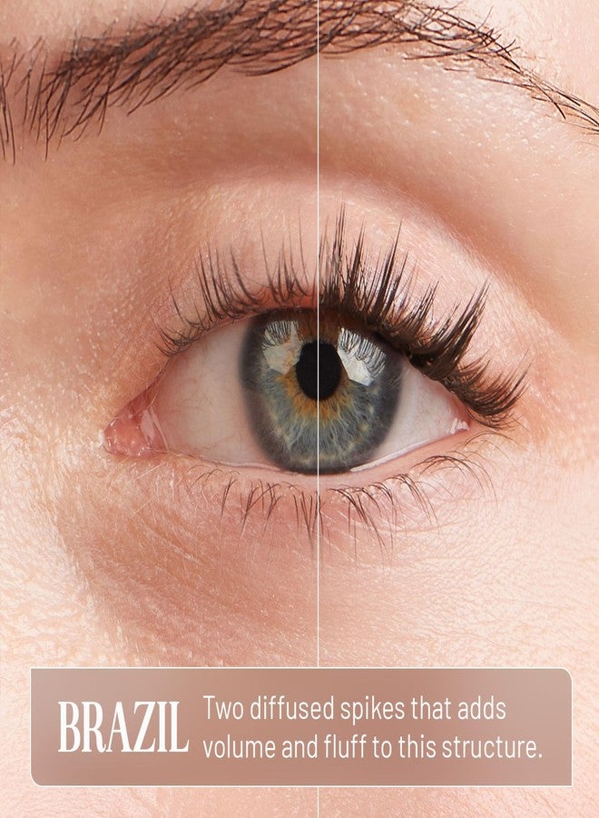 Lilac St. Lilac St - Brazil Dramatic Faux Eyelash Clusters (14mm) - Dense & Distinctive Look - DIY Lash Extension Wisps - Lightweight & Lifelike - Lasts 10 Days - Korean Silk - Cruelty Free, Vegan - 10 Lashes - Image 2