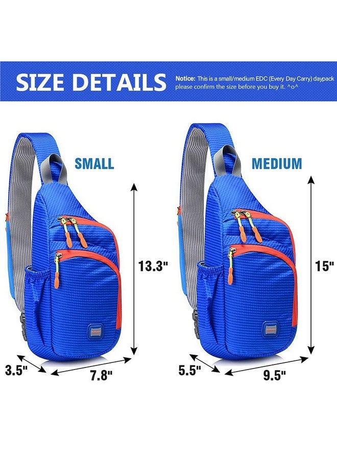 Peicees Medium Sling Backpack Waterproof Unisex Shoulder Bag Chest Crossbody Daypack - Image 4