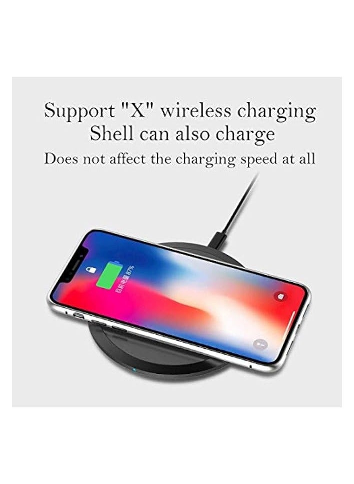 PROMASS Clear Hybrid iPhone X Case Thin Tempered Glass Back cover and Soft Silicone Rubber Bumper Frame for Apple Iphone X white - Image 5