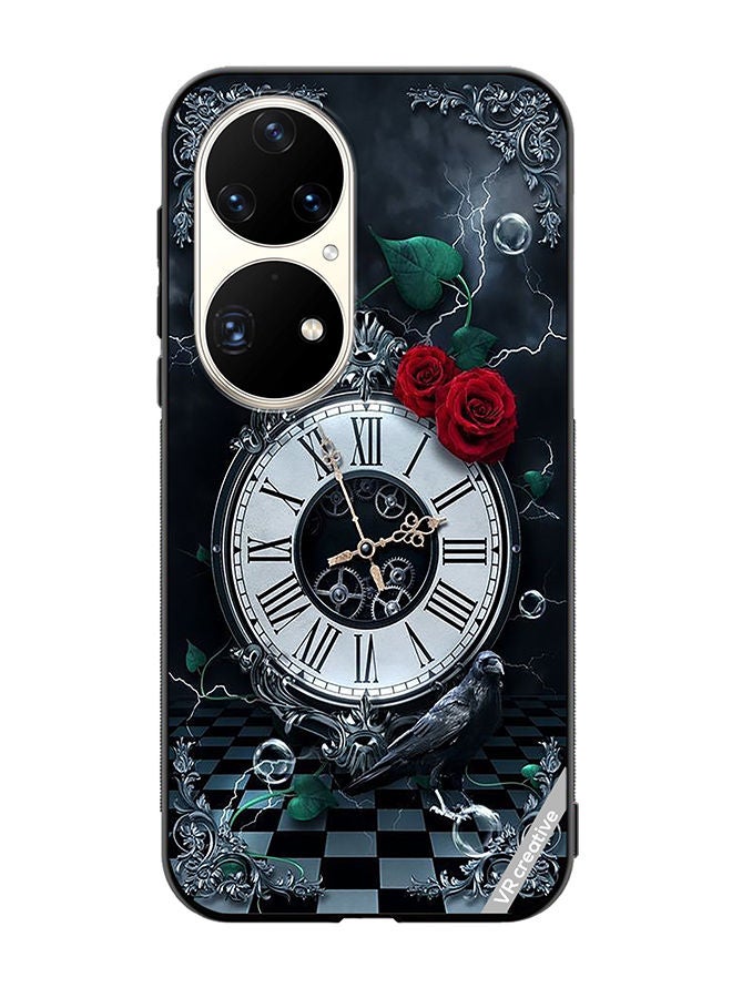 VR CREATIVE Protective Case Cover For Huawei P50 Pro Watch Design Multicolour - Image 1