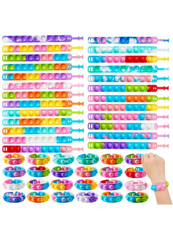 JOYIN Pop Fidget Toys pops Bulk 25 Pack Party Favors for Kids 4-8,8-12 Year, Fidget Bracelets Sensory Toys for Classroom Birthday Carnival Prizes Gifts Goodie Bags Stuffers for Kids - Image 1