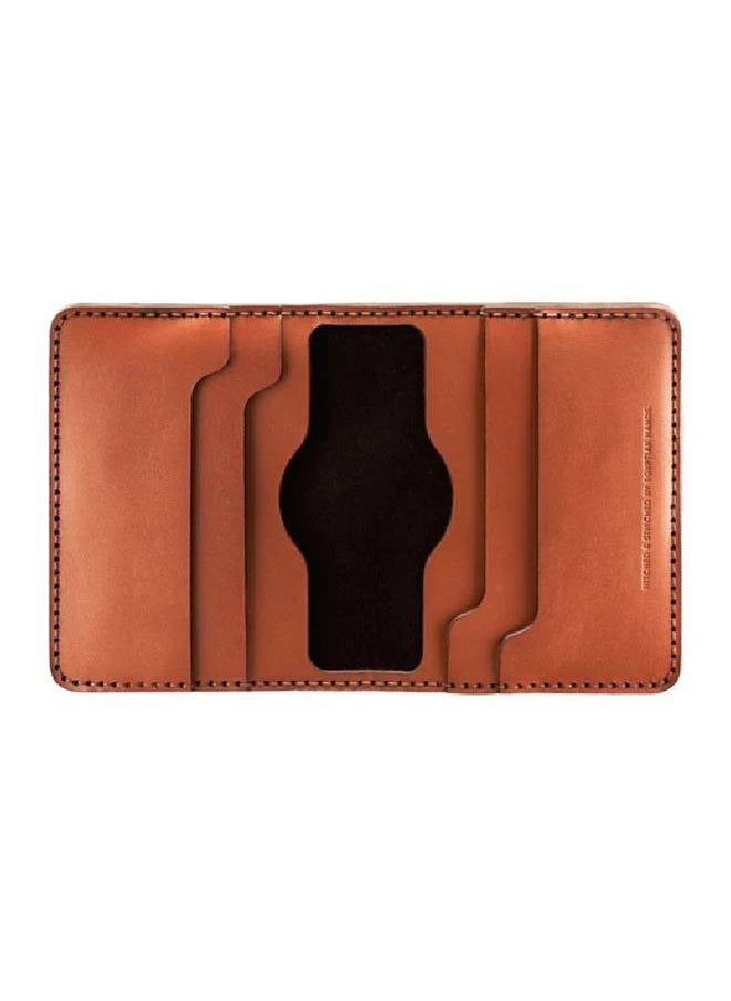 Hitch - Hitch Bifold Card Wallet (Upgraded)- Handmade Natural Genuine Leather - Havan - Image 1