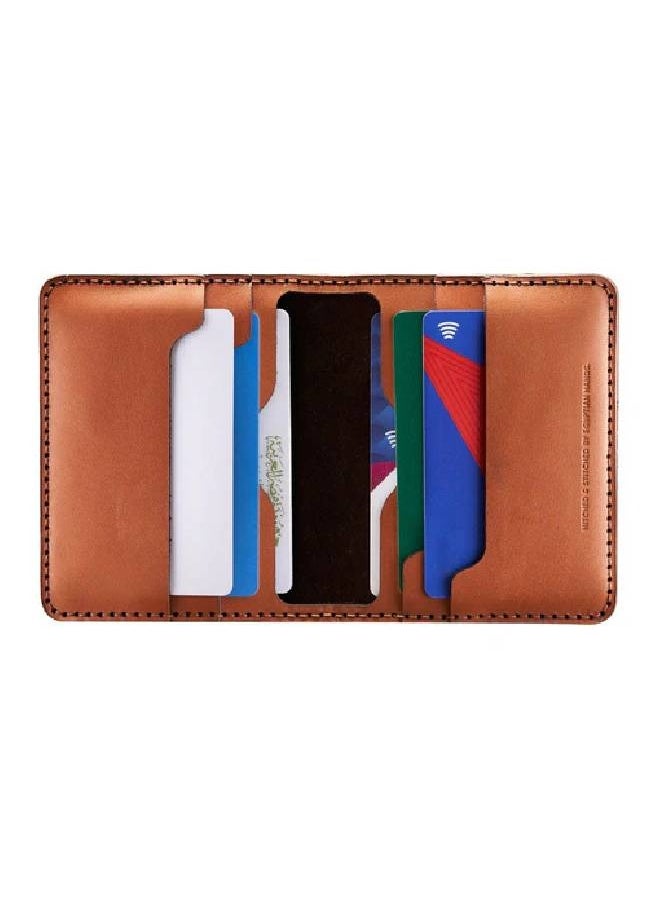 Hitch - Hitch Bifold Card Wallet (Upgraded)- Handmade Natural Genuine Leather - Havan - Image 1