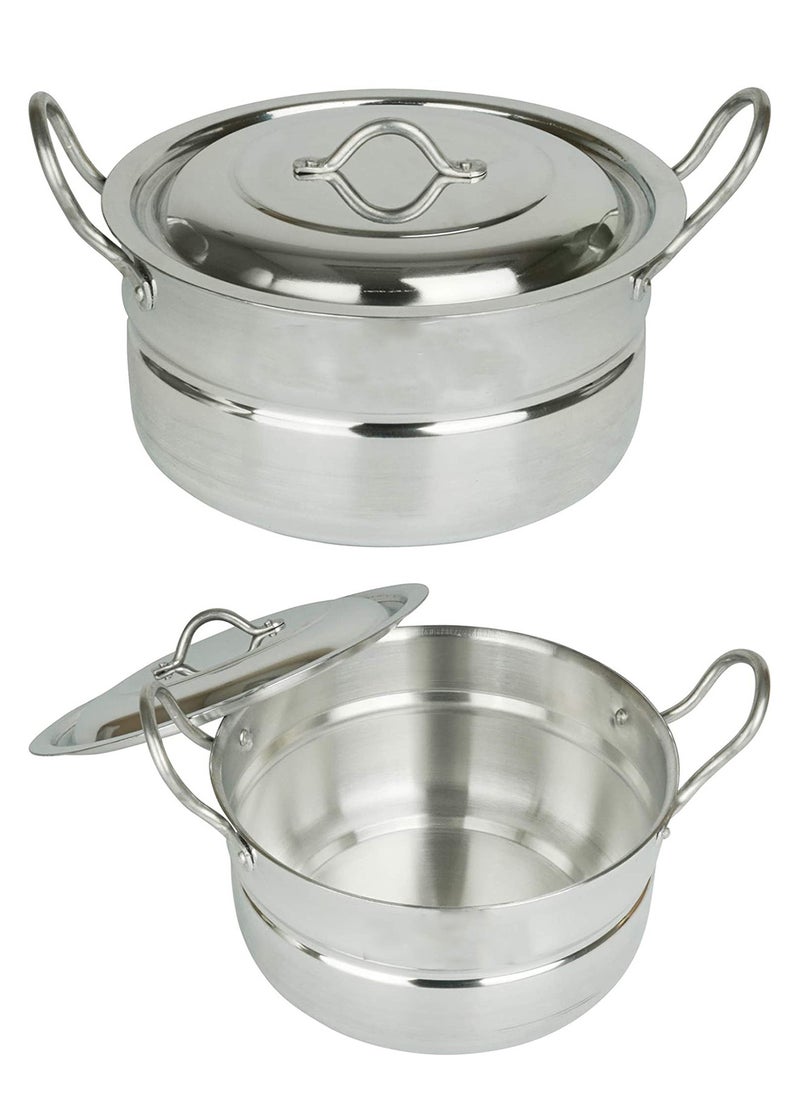 Generic Aluminum Pots Set Consisting of 4 Pots With Two Handles Size 14/ 16 / 18 / 20 cm  - Image 3
