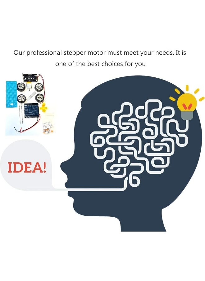 Electric Solar Car Model School Project Startup Kit - Activate Learning And Fun Science Experiment DIY Circuit Learning Set.