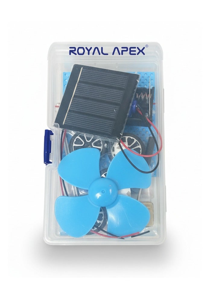 Royal Apex Electric Solar Car Model School Project Startup Kit - Activate Learning And Fun Science Experiment Diy Circuit Learning Set. - Image 1