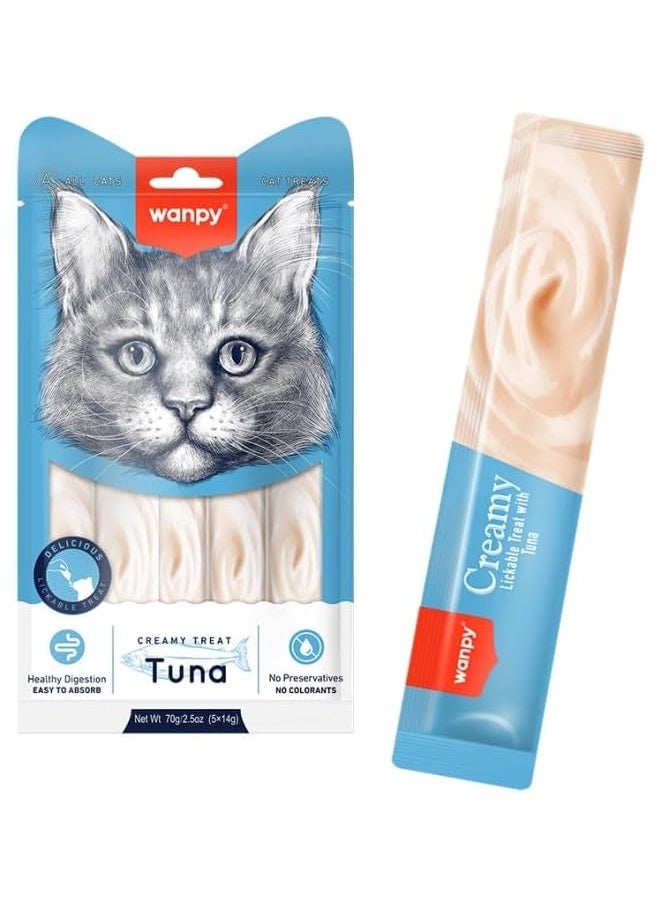 Wanpy Creamy Lickable Treats Tuna 70 G 