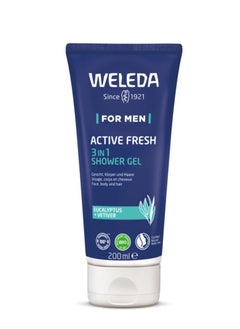 Weleda For Men Active Fresh 3 in 1 Shower Gel 