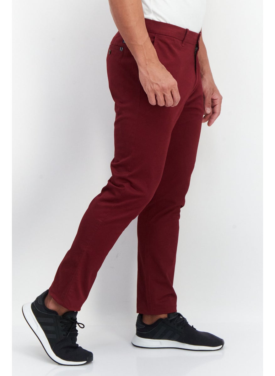 Men Regular  Fit Solid Chino Pants, Maroon - pzsku/Z7F31199FEE171BB7EAE5Z/45/_/1724350894/ec2728f1-1d3b-4e94-99e4-0a3a13216163