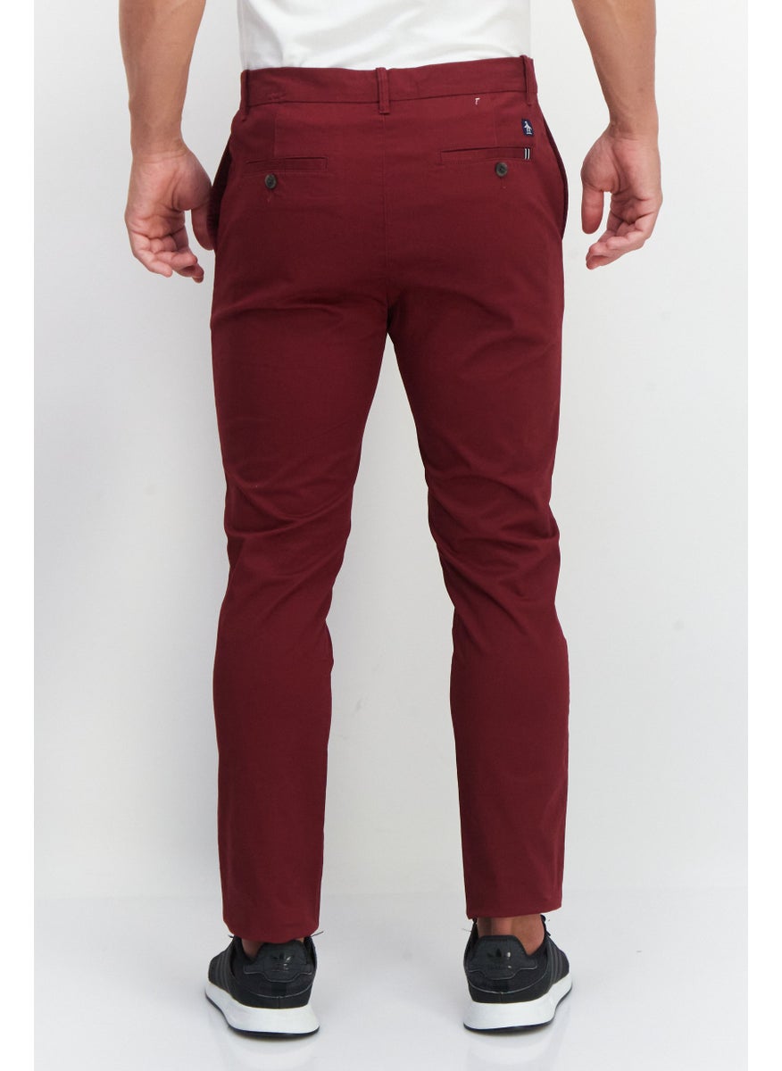 Men Regular  Fit Solid Chino Pants, Maroon - pzsku/Z7F31199FEE171BB7EAE5Z/45/_/1736691303/27e772ec-1240-44f6-b67c-f60a997d2141