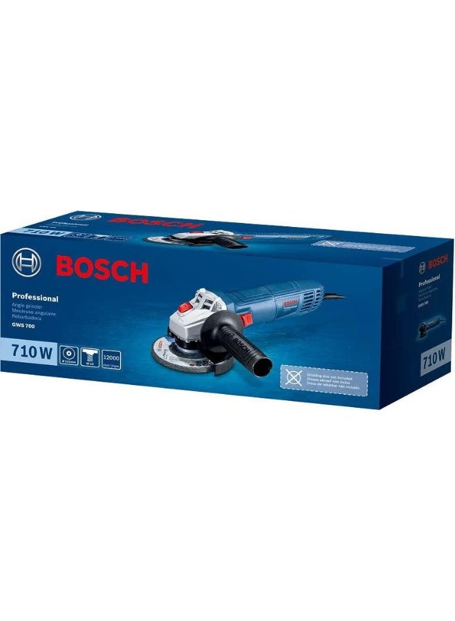 BOSCH - GWS 700 angle grinder, 710 Watt, 12000 rpm, 115 mm disc diameter, outstanding overload capacity fit for tough jobs - Image 4
