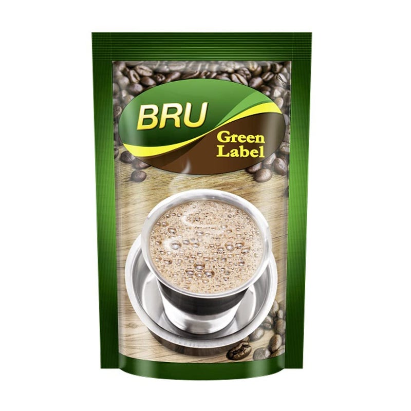 BRU Green Label Coffee 17.6oz - Image 1