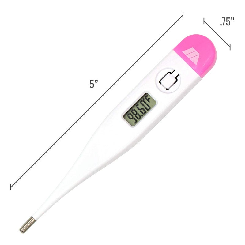 MABIS Digital Basal Body Thermometer for Ovulation Tracking, Fertility, Period Tracking and Natural Family Planning with Beeper and Memory, Oral Use Only - Image 4