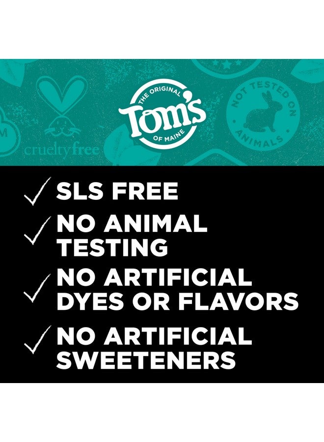 تومز أوف ماين معجون أسنان تومز أوف ماين بالفحم النشط الطبيعي مع الفلورايد والنعناع، 4 أونصة (عبوة من 3 قطع) - Image 4