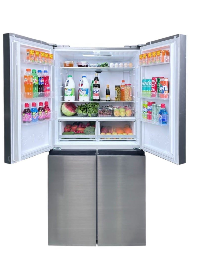 Super Classic 4 Door Refrigerator 601 Liter 21.20 Cu.ft Silver Inverter- SPCRF4-666 - Image 2